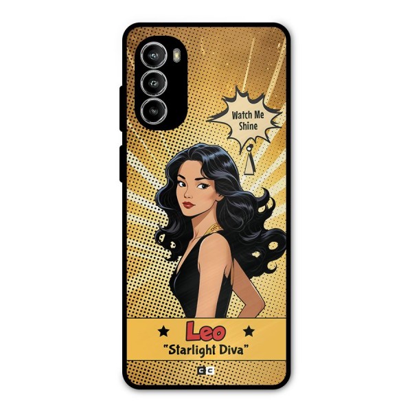 Diva Leo Metal Back Case for Moto G52