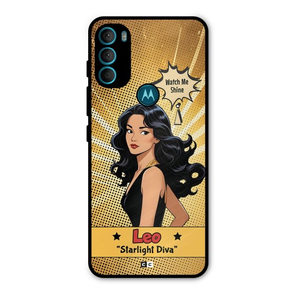 Diva Leo Metal Back Case for Moto G71 5G