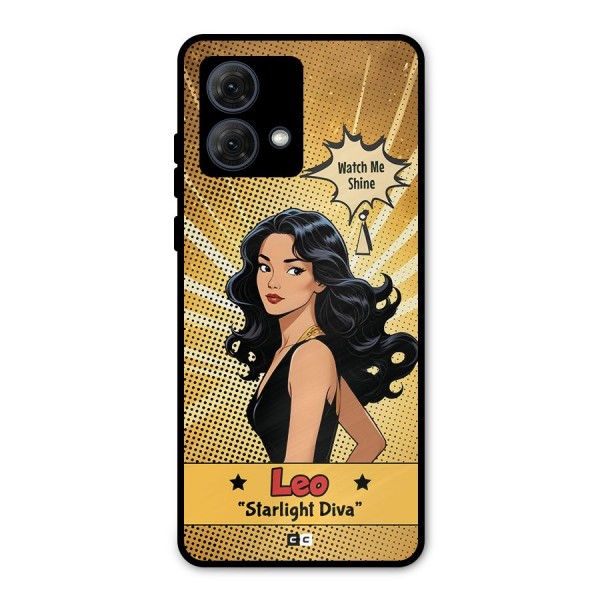 Diva Leo Metal Back Case for Moto G84