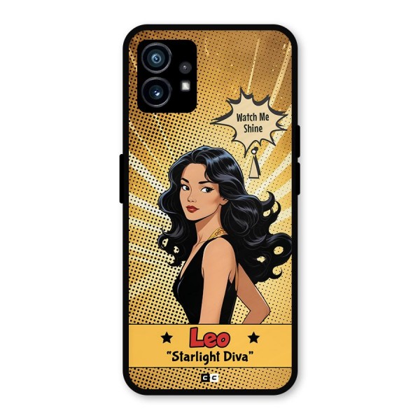 Diva Leo Metal Back Case for Nothing Phone 1