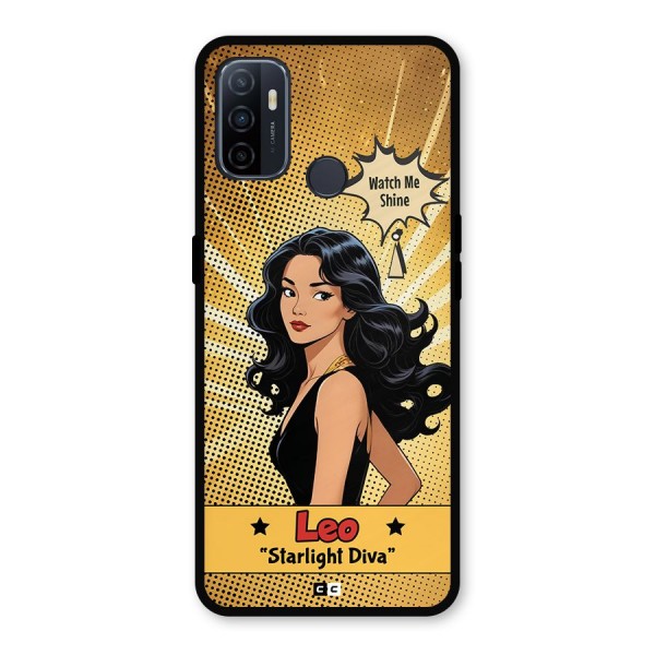 Diva Leo Metal Back Case for Oppo A53