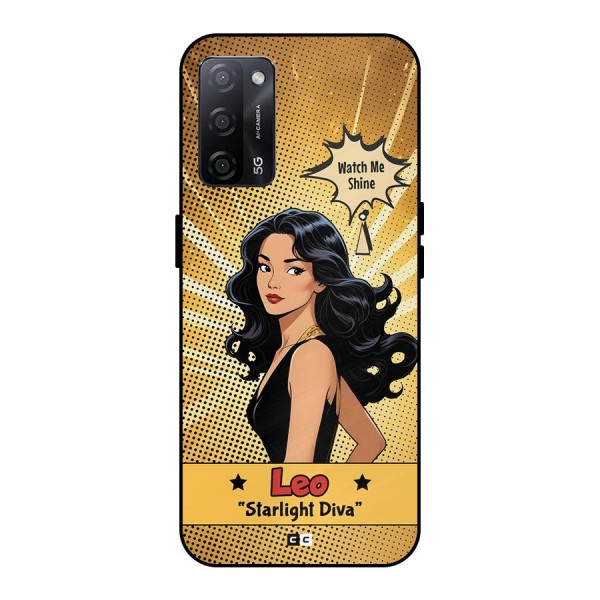 Diva Leo Metal Back Case for Oppo A53s 5G