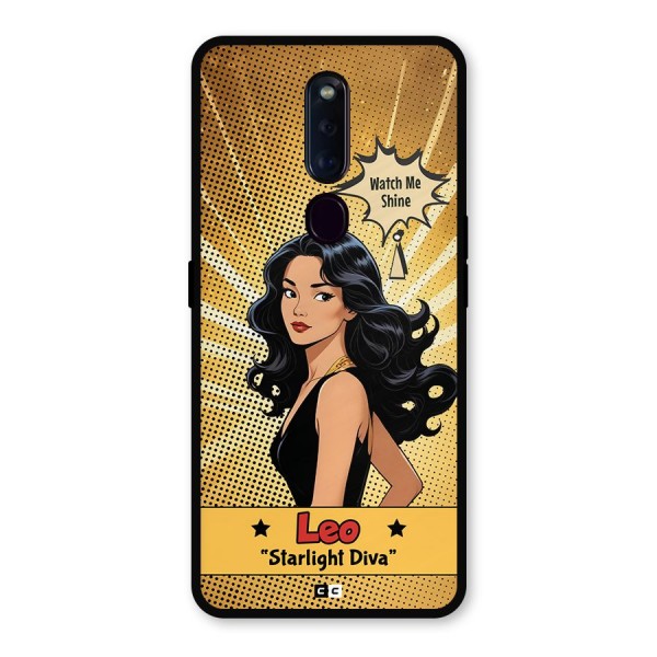 Diva Leo Metal Back Case for Oppo F11 Pro