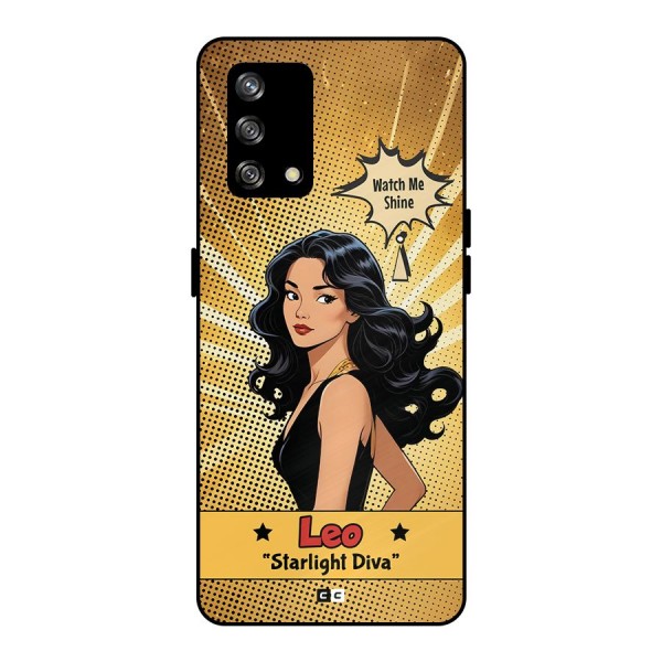 Diva Leo Metal Back Case for Oppo F19