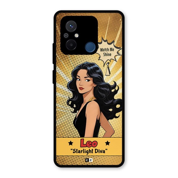 Diva Leo Metal Back Case for Poco C55