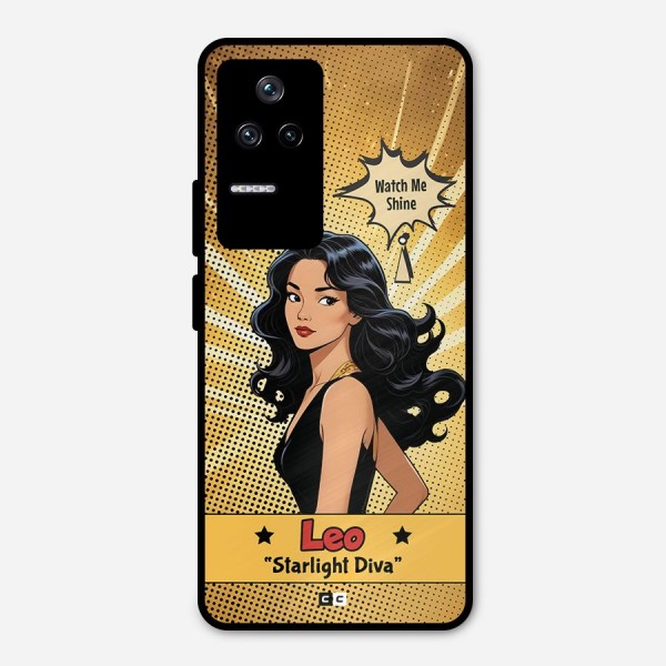 Diva Leo Metal Back Case for Poco F4 5G