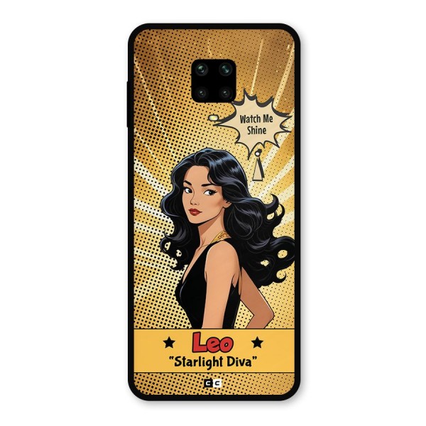 Diva Leo Metal Back Case for Poco M2