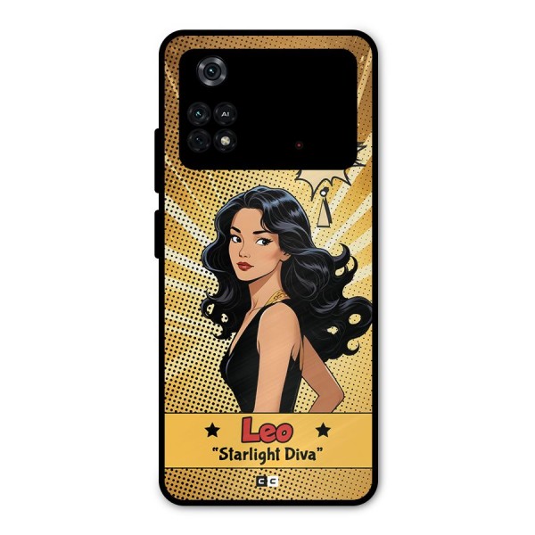 Diva Leo Metal Back Case for Poco M4 Pro 4G