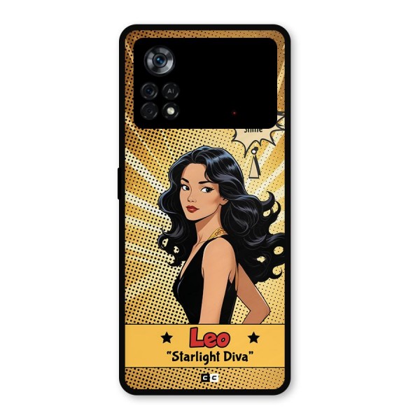 Diva Leo Metal Back Case for Poco X4 Pro 5G