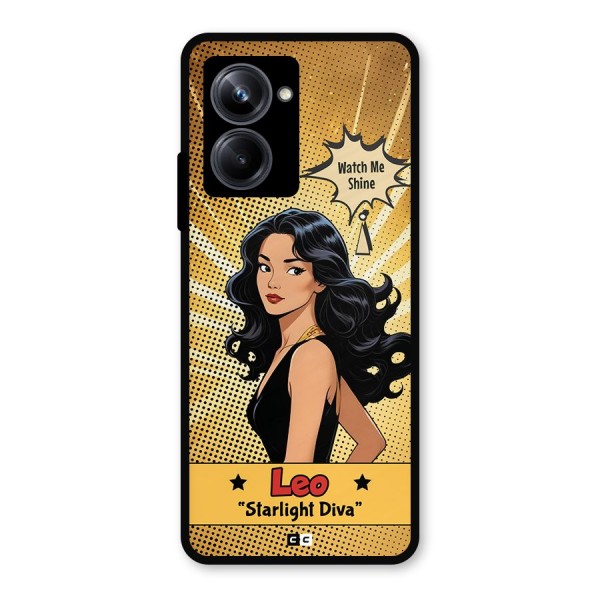 Diva Leo Metal Back Case for Realme 10 Pro