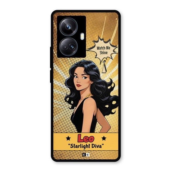 Diva Leo Metal Back Case for Realme 10 Pro Plus