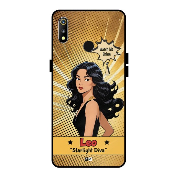 Diva Leo Metal Back Case for Realme 3