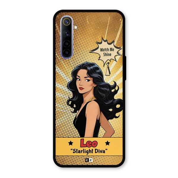 Diva Leo Metal Back Case for Realme 6