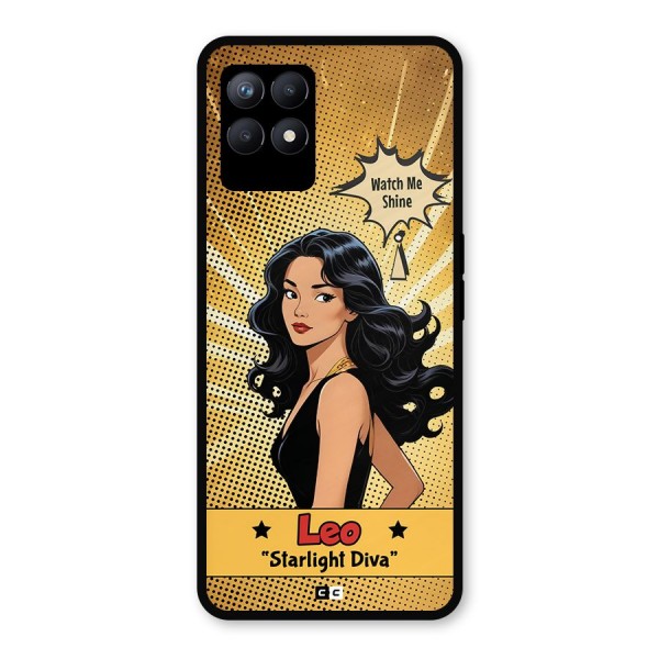 Diva Leo Metal Back Case for Realme 8i