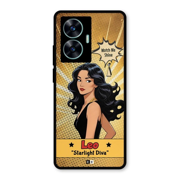 Diva Leo Metal Back Case for Realme C55