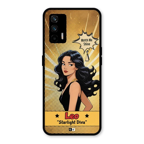 Diva Leo Metal Back Case for Realme X7 Max