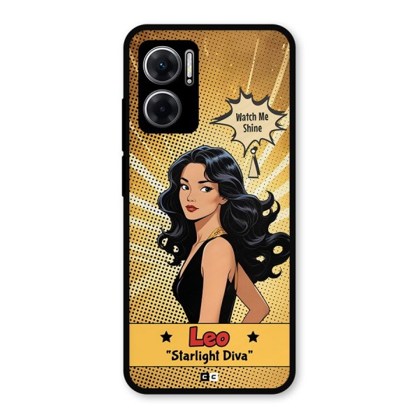 Diva Leo Metal Back Case for Redmi 11 Prime 5G