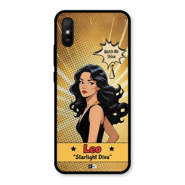 Diva Leo Metal Back Case for Redmi 9i