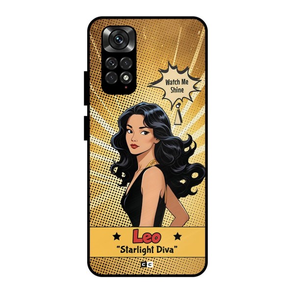 Diva Leo Metal Back Case for Redmi Note 11 Pro