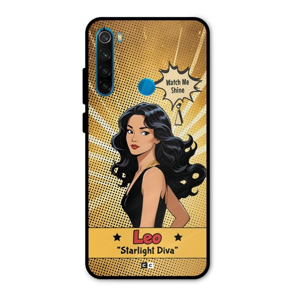 Diva Leo Metal Back Case for Redmi Note 8