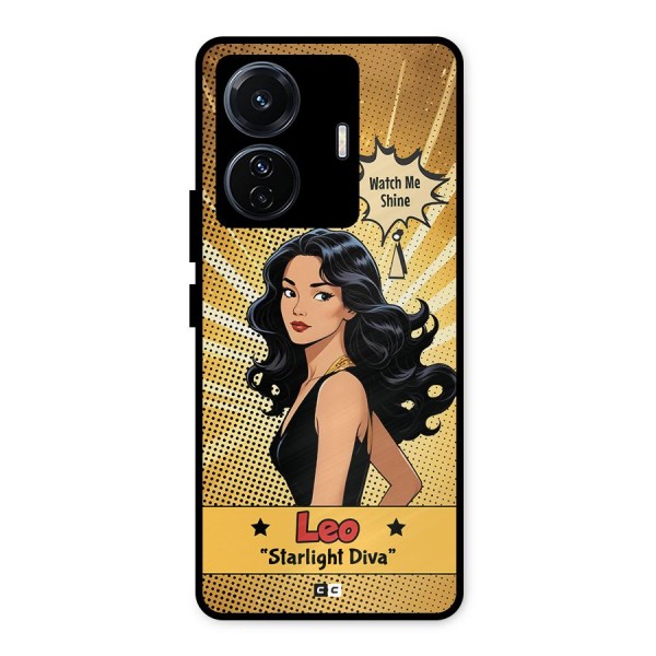 Diva Leo Metal Back Case for Vivo T1 Pro