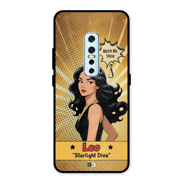 Diva Leo Metal Back Case for Vivo V17 Pro