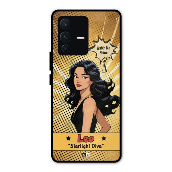 Diva Leo Metal Back Case for Vivo V23 Pro