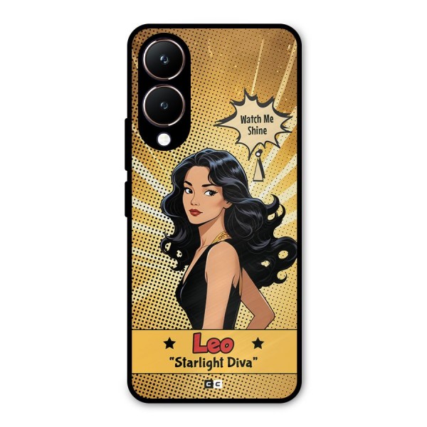 Diva Leo Metal Back Case for Vivo Y28