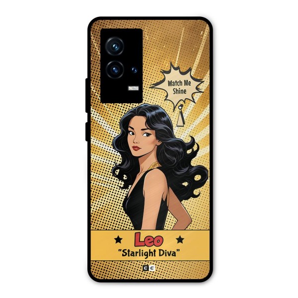 Diva Leo Metal Back Case for iQOO 9 5G