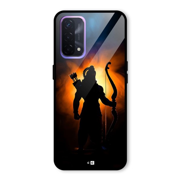 Divine Lord Glass Back Case for Oppo A74 5G