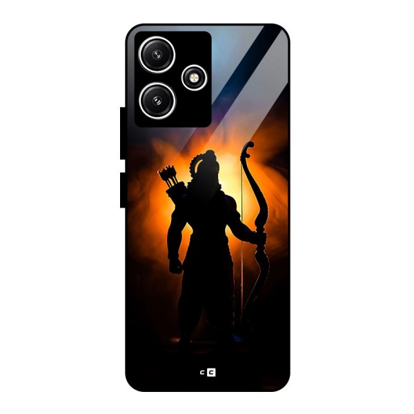 Divine Lord Glass Back Case for Poco M6 Pro