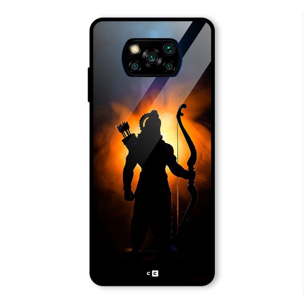 Divine Lord Glass Back Case for Poco X3 Pro