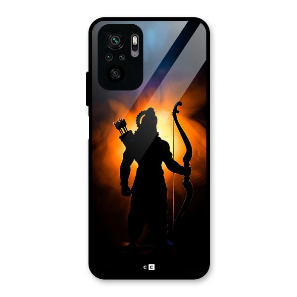 Divine Lord Glass Back Case for Redmi Note 10S