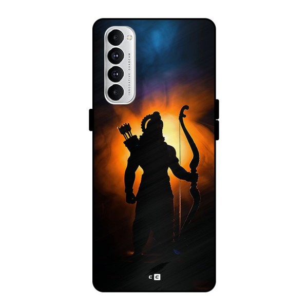 Divine Lord Metal Back Case for Oppo Reno4 Pro