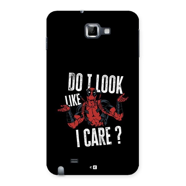 Do I Care Back Case for Galaxy Note