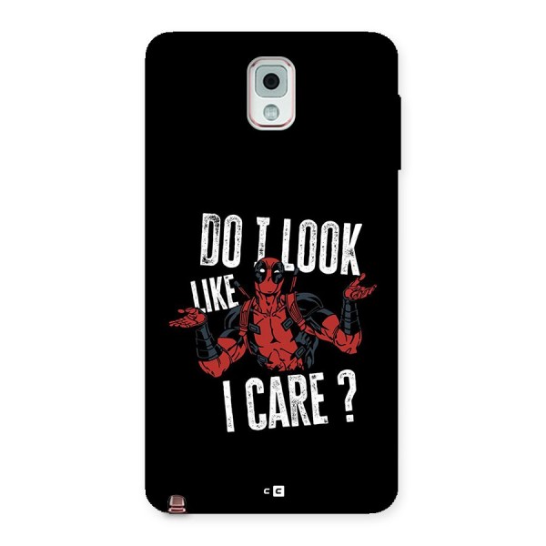 Do I Care Back Case for Galaxy Note 3