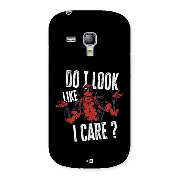 Do I Care Back Case for Galaxy S3 Mini