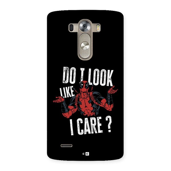 Do I Care Back Case for LG G3