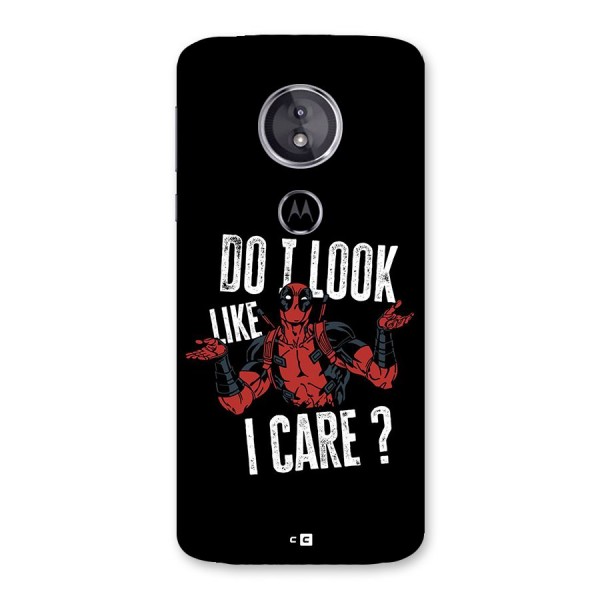 Do I Care Back Case for Moto E5