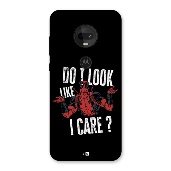 Do I Care Back Case for Moto G7