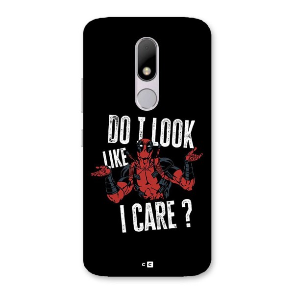 Do I Care Back Case for Moto M