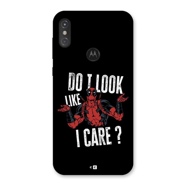 Do I Care Back Case for Motorola One Power