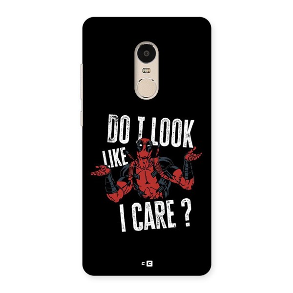 Do I Care Back Case for Redmi Note 4