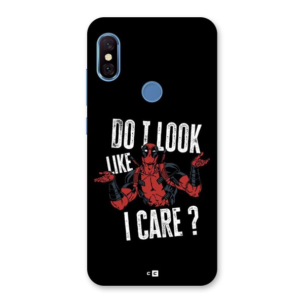 Do I Care Back Case for Redmi Note 6 Pro