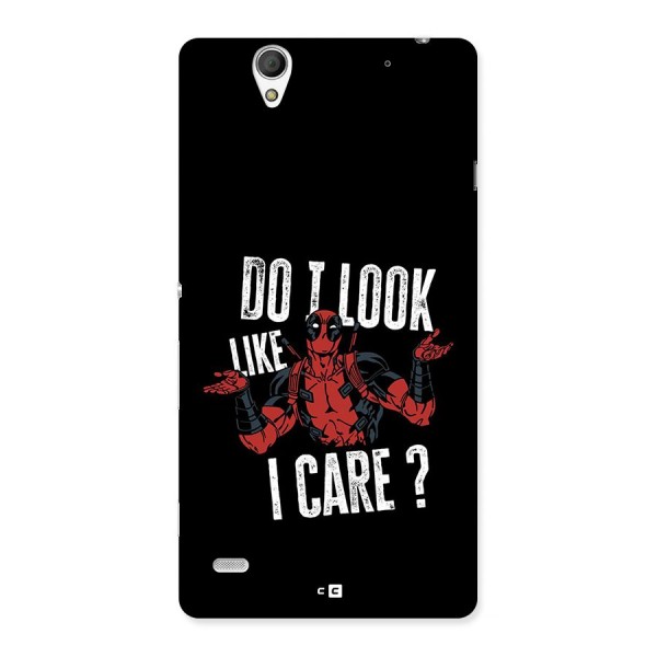 Do I Care Back Case for Xperia C4