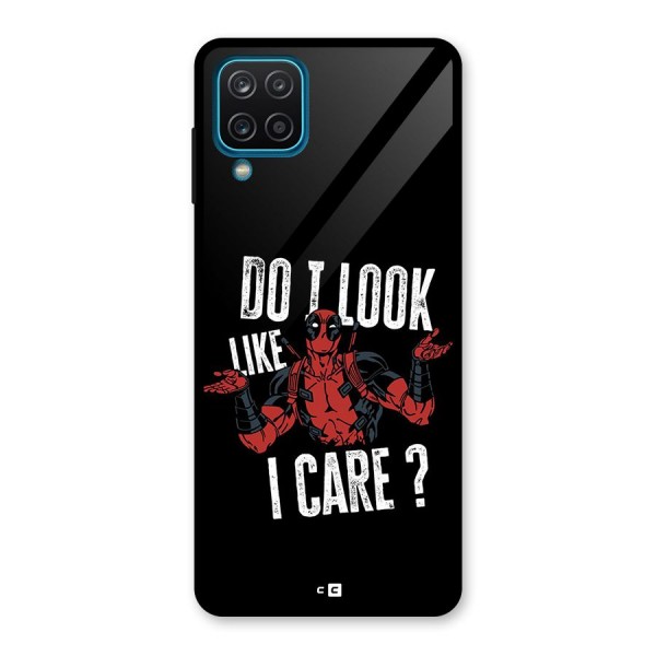 Do I Care Glass Back Case for Galaxy A12