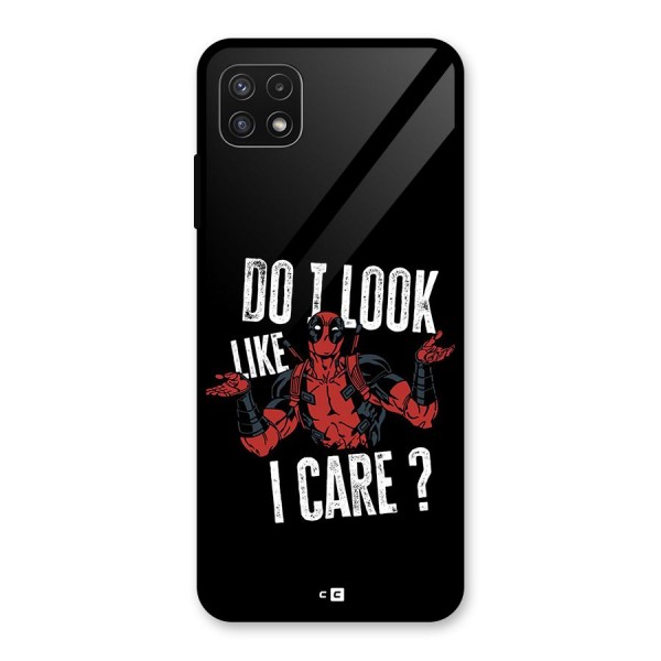 Do I Care Glass Back Case for Galaxy A22 5G