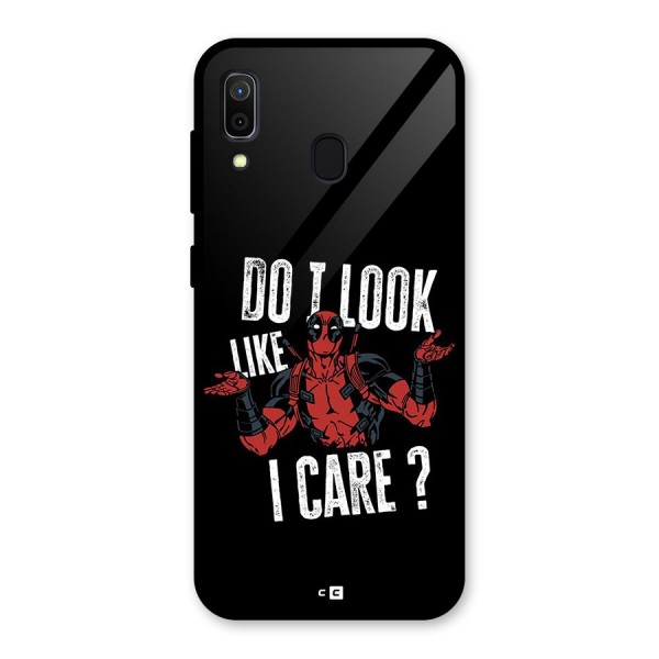 Do I Care Glass Back Case for Galaxy A30