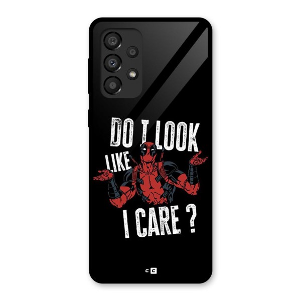 Do I Care Glass Back Case for Galaxy A33 5G