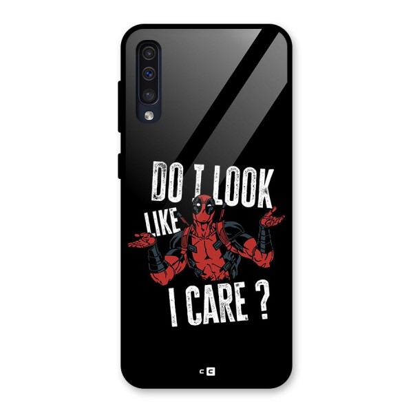 Do I Care Glass Back Case for Galaxy A50